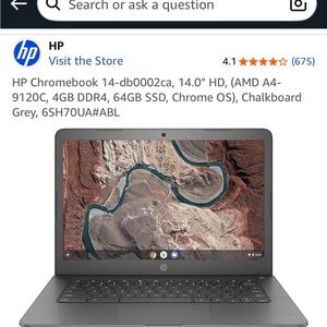 HP Chromebook 14 - Dark Gray
